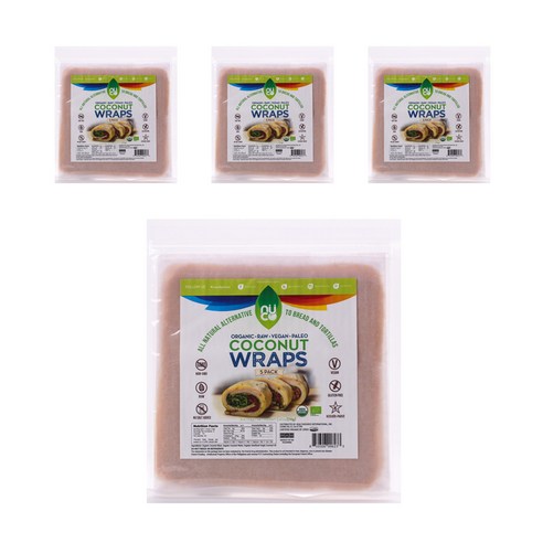 누코 코코넛 랩 비건 5개입, 70g, 4개