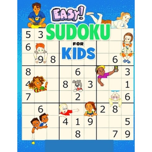 (영문도서) Sudoku Book For Smart Kids: A Collection Of Sudoku Puzzles Paperback, Puzzle Master, English, 9784000308885