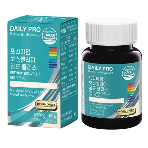 데일리프로 프리미엄 보스웰리아 골드 플러스, 60정, 1개, 30g