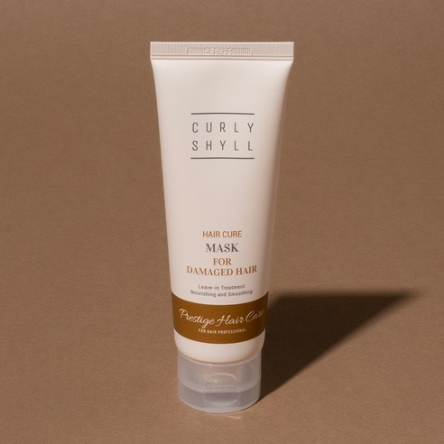 건조하고 손상된 머리카락을 위한 빛나는 솔루션, 커리쉴 헤어 큐어 마스크