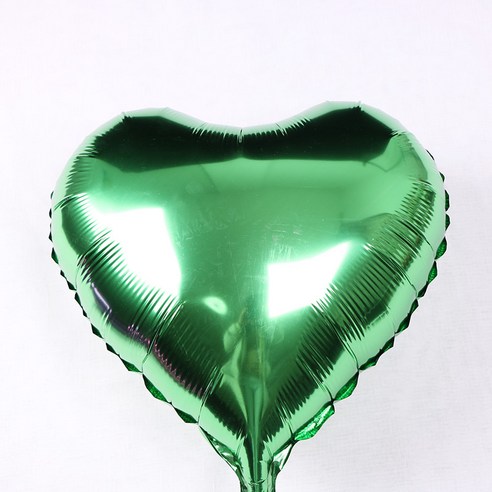 파티복닷컴 모양풍선 10개입, 45.하트 그린 55.88cm