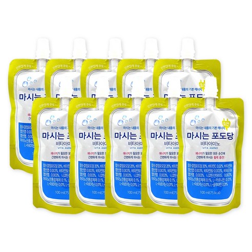 일화 마시는 포도당 비타아미노 마시는수액 아미노산 에너지 비타민, 100ml, 8개