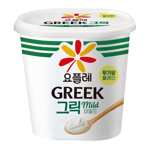 빙그레 요플레 그릭요거트 무가당 플레인, 6개, 900g