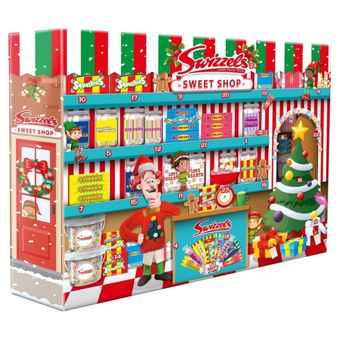 220G 스위즐 크리스마스 어드벤트 캘린더 Swizzels Advent Calendar, 1개