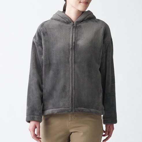 무인양품 MUJI 여성 따뜻한 화이버 파카 BBQ05A0A