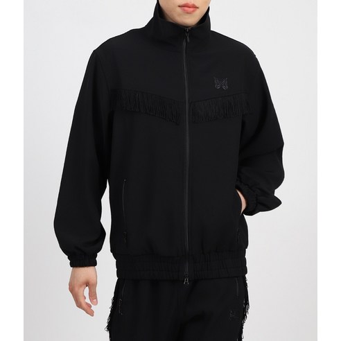 니들스 Fringe Track Jacket - Black OT198 프린지 트랙 자켓