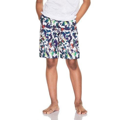 테슬라 주니어 보드숏 수영복 반바지 TM-BSB45, M, 카모후르츠_ZZCFT