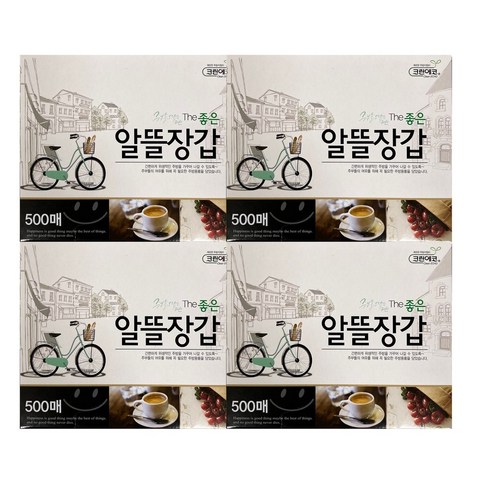 The좋은 일회용 위생 비닐장갑 알뜰형, 4개, 500개입