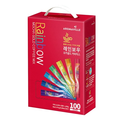 달콤하고 초콜릿 가득한 맛의 빠르고 편리한 커피믹스