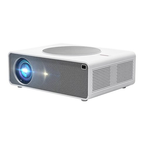스마트 미니 프로젝터 HY300 미니 빔프로젝터 안드로이드 LED 휴대용 홈시네마, 화이트 11 Touyinger Q10 빔프로젝터 FHD 홈시어터 LED 4K 고화질 스마트TV 가정용프로젝터 미팅용, 케이블연결, 화이트
