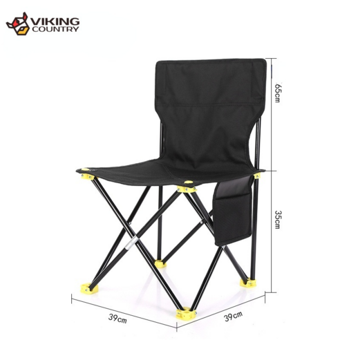 VIKING 캠핑의자 이지 카모플라주, 라지블랙