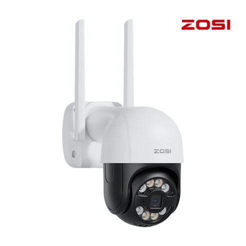 ZOSI 화이트 400만 화소 무선 실외 감시 카메라 C289 – 360도 인체 추적 기능 지원 고화질 보안 CCTV 위장카메라 ZOSI 화이트 400만 화소 무선 실외 감시 카메라 C289 – 360도 인체 추적 기능 지원 고화질 보안 CCTV 위장카메라