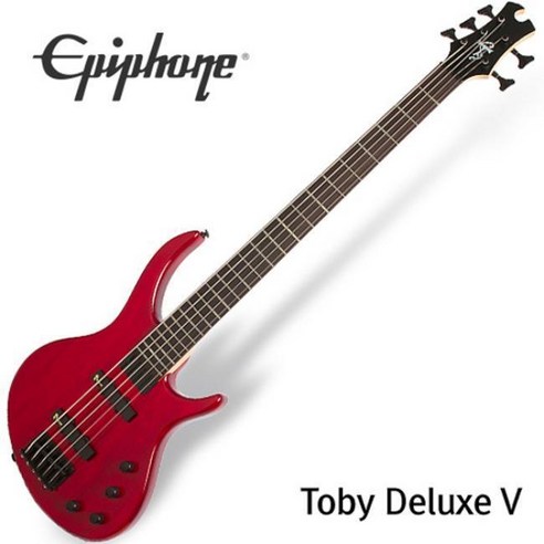 [프리버드] 에피폰 베이스 Toby Deluxe V TR, 단품, 1개