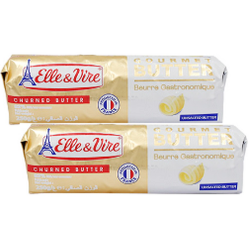 오리지널 고메버터 500g 2개 묶음 엘르엔비르버터