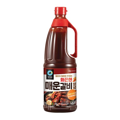 대상 청정원 화끈한 매운갈비양념, 1개, 2kg