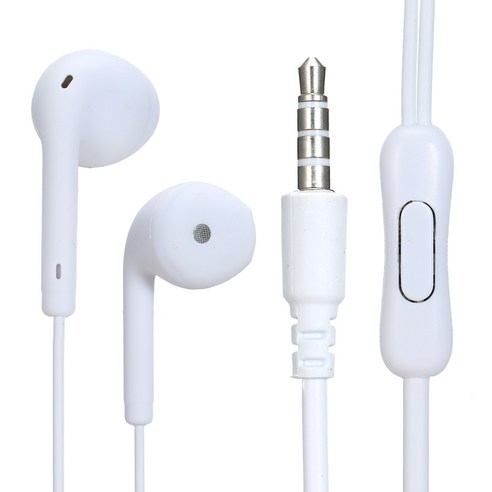 dodocool U19 마카롱 3.5mm 유선 헤드폰 밀 와이어 컨트롤, 하얀, 이어폰