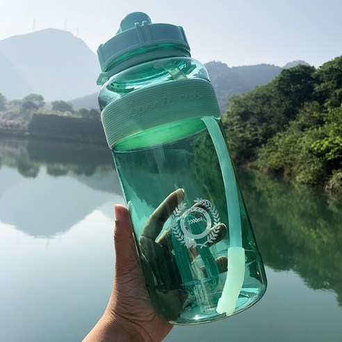 MEIISEO대용량 스포츠 물통 다기능 물병 휴대용 스포츠 물통 대용량 보온병, 600ml, HA437-green