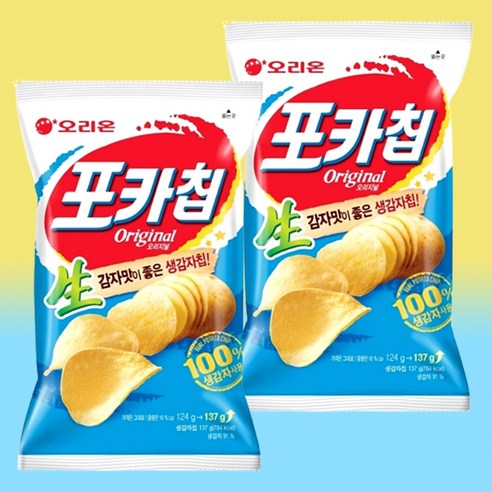 감자맛이 좋은 오리온 포카칩 오리지널 66g X10개, 10개