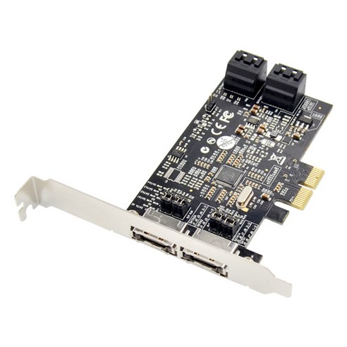 Retemporel PCIE-SATA Ⅲ 디스크 어레이 카드 PCI Express 2.0X2 버스 인터페이스 88SE9230 칩 확장, 1