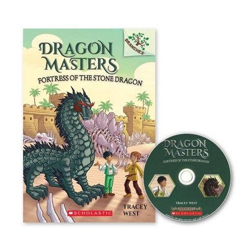 Dragon Masters 17:Fortress of the Stone Dragon (with CD & Storyplus QR), Scholastic