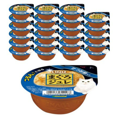 이나바 마구로쥬레 고양이간식, 가다랑어, 110g, 1개