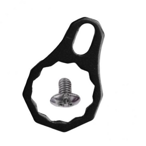 5xAluminum Alloy 방청 낚시 릴 왼쪽 오른쪽 핸들 잠금 플레이트 블랙, 21.5x14.1mm, 알루미늄 합금