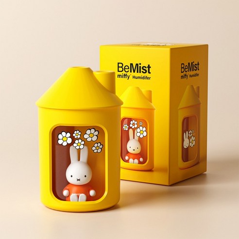 미피정품 3단계 가습조절 무드등 가습기 450ML 저소음 MIFFY450Y 옐로우, 1개