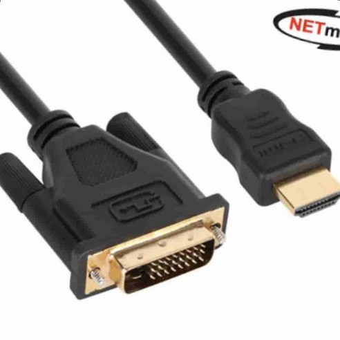 1m DVI HDMI 케이블 to tv케이블선 dvi젠더 모니터잭 모니터연결케이블 hdmi케이블 모니터케이블hdmidvi