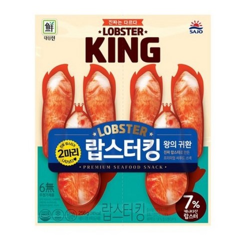 사조대림 랍스터킹, 256g, 4개 사조크래미