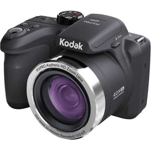 KODAK Kodak PIXPRO Astro Zoom AZ401-BK 16MP 디지털 카메라 40배 광학 줌과 3인치 LCD (블랙)