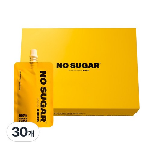 노슈가 국내산 100% 배도라지즙, 30개, 110ml