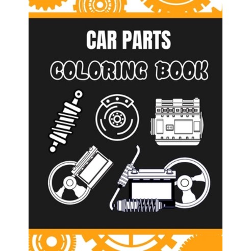 Car Parts Coloring Book: : Dump Trucks Garbage Trucks Digger Tractors ...
