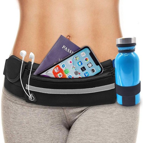 스타일과 실용을 한 번에 갖춘 마켓피아 멀티포켓 러닝벨트