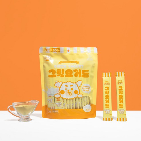 펫라벨 그릭요거트 강아지간식 (12g x 30ea) 강아지용 츄르 영양간식, 30개, 12g, 요거트