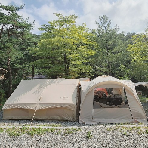 네이처하이크 에어텐트 전실용 도킹텐트 아이보리 2023년형, 아이보리 와이드형(400)