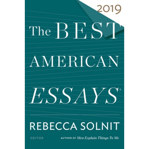 (영문도서) The Best American Essays 2019 Paperback, Mariner Books, English, 9781328465801