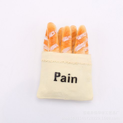 냉장고 스티커 스테레오 식품 마그네틱 스티커 크리 에이 티브 메시지 자석 스티커, 하나, 스틱 빵