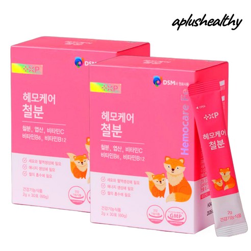 [에이플러스헬시스토어] 아기 임산부 변비없는 철분제, 2박스, 30정