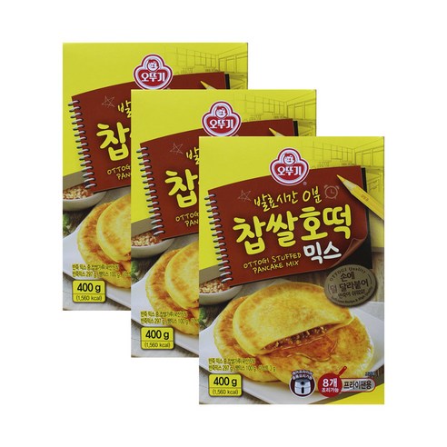 오뚜기 발효시간 0분 찹쌀호떡 믹스 400g 3개