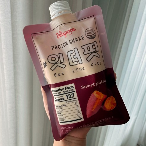 델리스푼 단백질 쉐이크 잇더핏 고구마맛, 40g, 21개