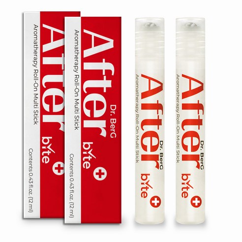 닥터버그 애프터 바이트 아로마테라피 롤온스틱, 12ml, 2개