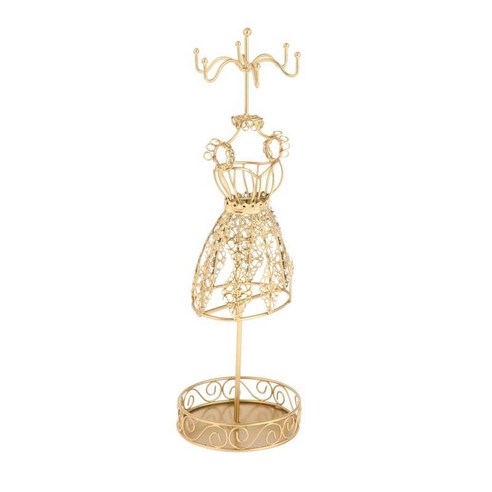 철 보석 디스플레이 스탠드 드레스 디자인 목걸이와 금속 보석 주최자 타워 사진 보석 소품에 대 한 팔찌