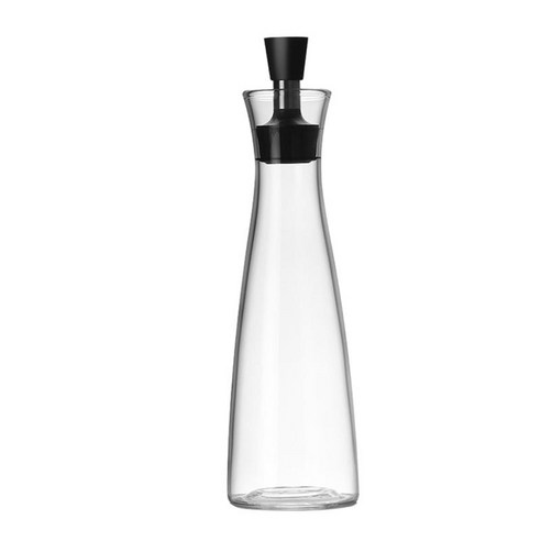 주방 유리 오일 식초 cruet 병 누출 방지 식초 용기 오일 캔 요리, 500ml, 투명한, 높은 붕규산 유리