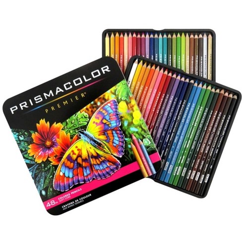 산포드 프리즈마 색연필 세트, 48색, 상세페이지 참조