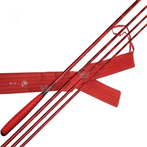 28조 초경량 레드조 낚싯대: 섬세한 손맛과 짜릿한 조과의 조화 내림낚시대