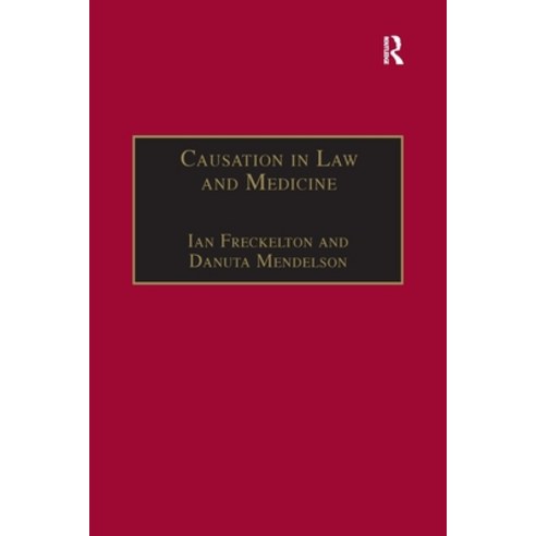 (영문도서) Causation in Law and Medicine Paperback, Routledge, English, 9781138258303