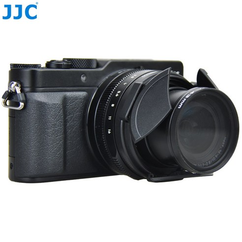 [JJC] 파나소닉 루믹스 LX100 II 라이카 D-LUX 7 Typ109 오토 렌즈캡 렌즈보호 후드