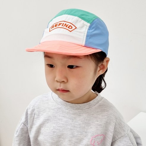 후니네 아동용 배색버클 볼캡