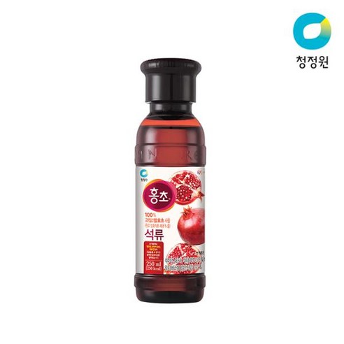 청정원 홍초 100% 자연발효초 사용 석류, 250ml, 1개