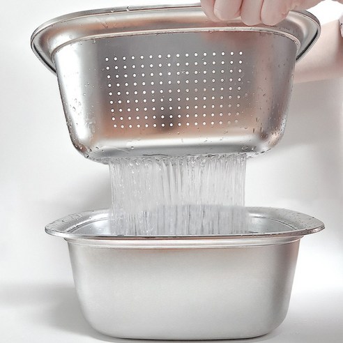 휘케이 스텐 10L 설거지통, 1세트